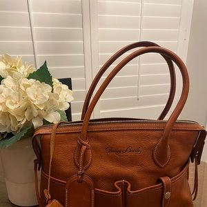 Dooney & Bourke Handbag, Brown Leather.